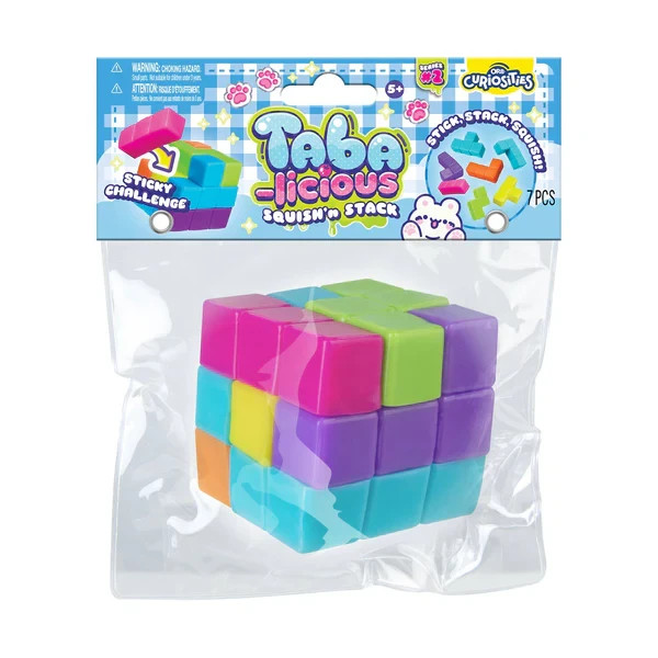 Taba Licious Squish N Stack Orb Curiosities Rubix Cube Viral Tic Tok Squishy