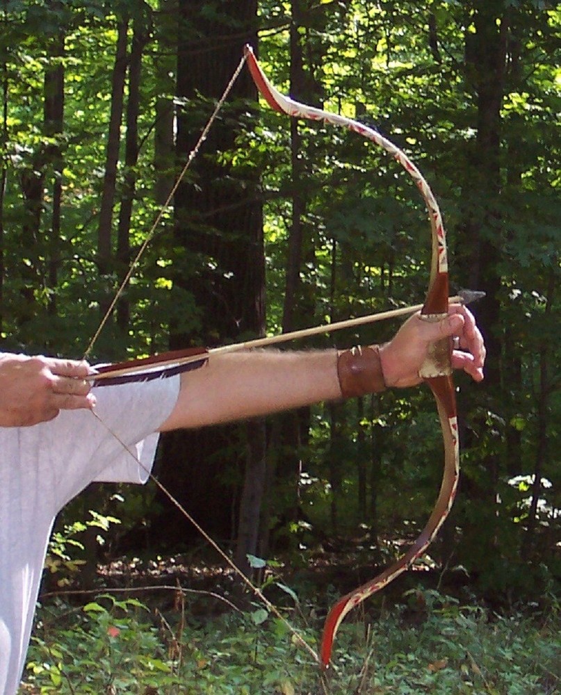 Deer Sinew, Rear, Eastern Whitetail  7" - 8"   One ounce groups.