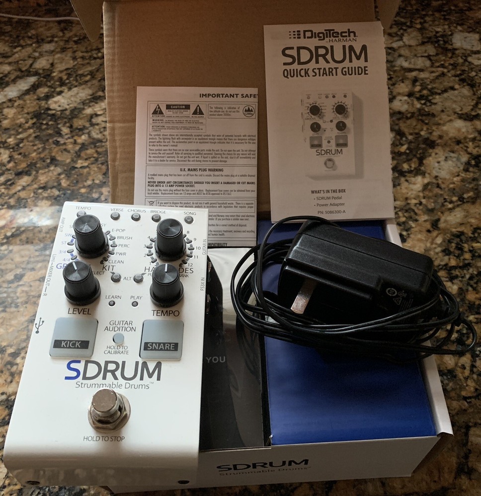 DigiTech SDRUM Multi Effect Automatic Drum Machine Pedal