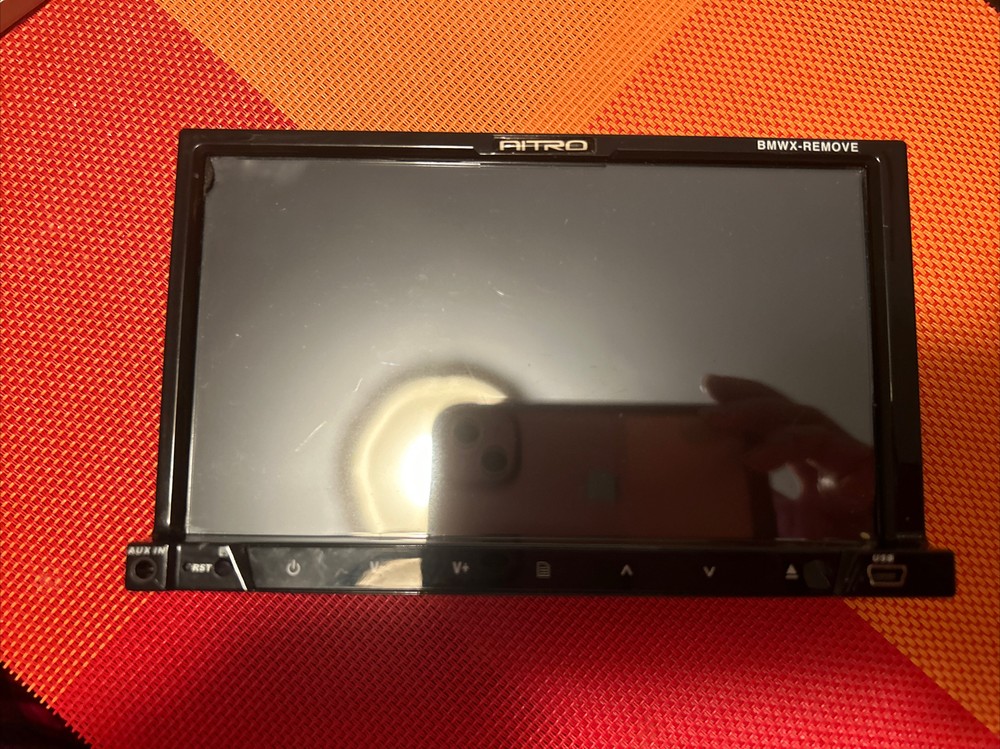 Nitro Faceplate Only BMWX-Remove No Gps. AUX, USB Untested Good Condition