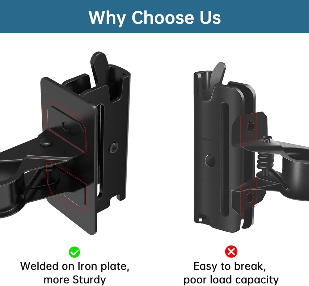 6 Pcs E-Track Tool Holders, E Track Accessories for Enclosed Trailer Store Shove