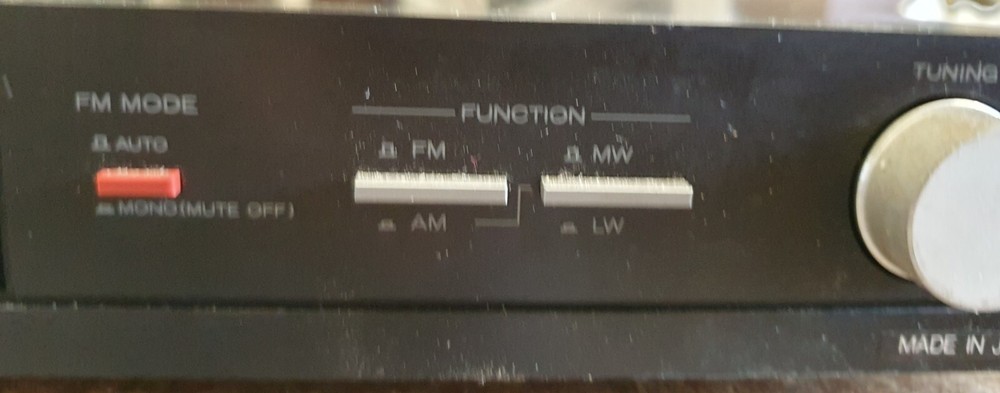 F-12 Hitachi Am Fm Stereo Tuner Untested