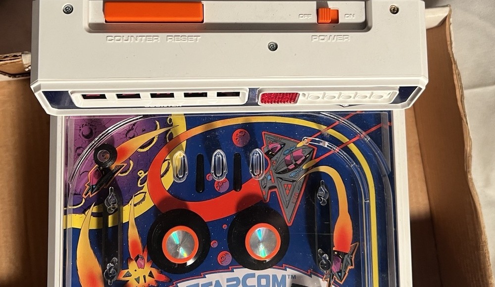 Vintage 1980s Starcom Pinball Game