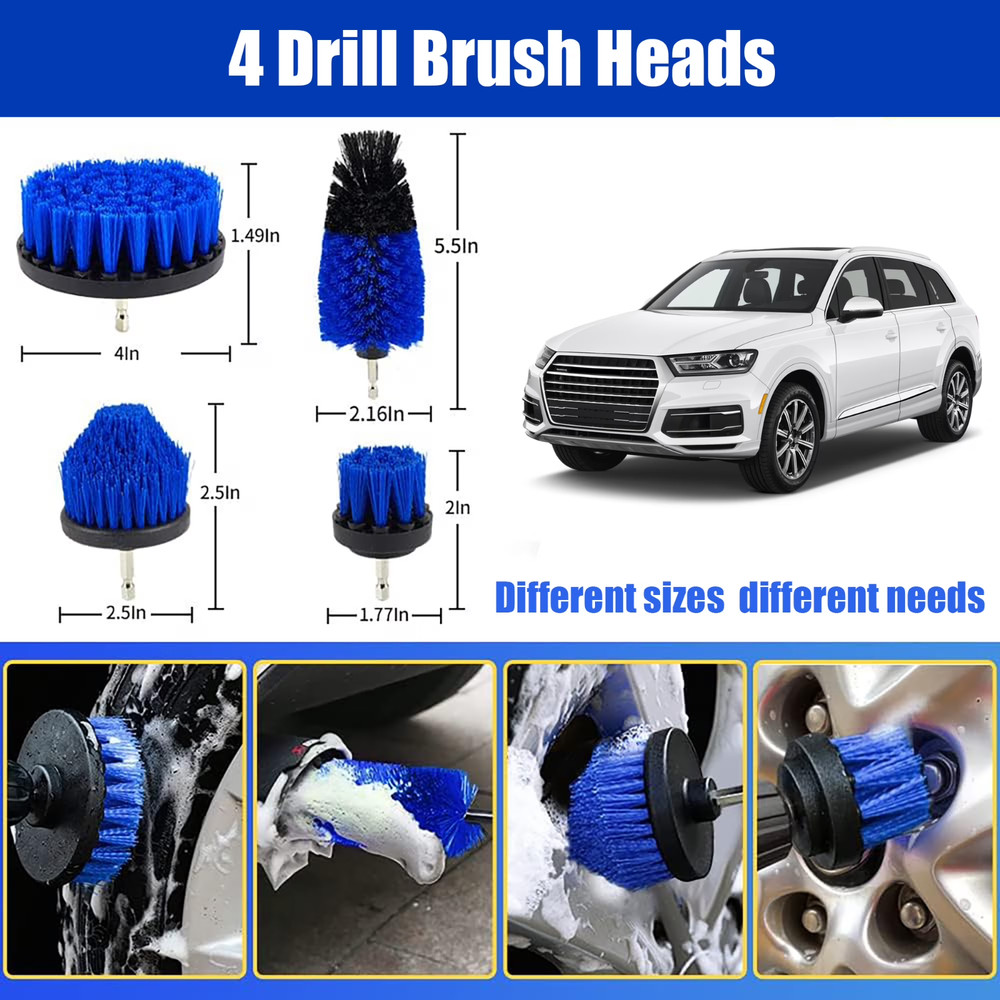 27-piece car interior cleaning kit