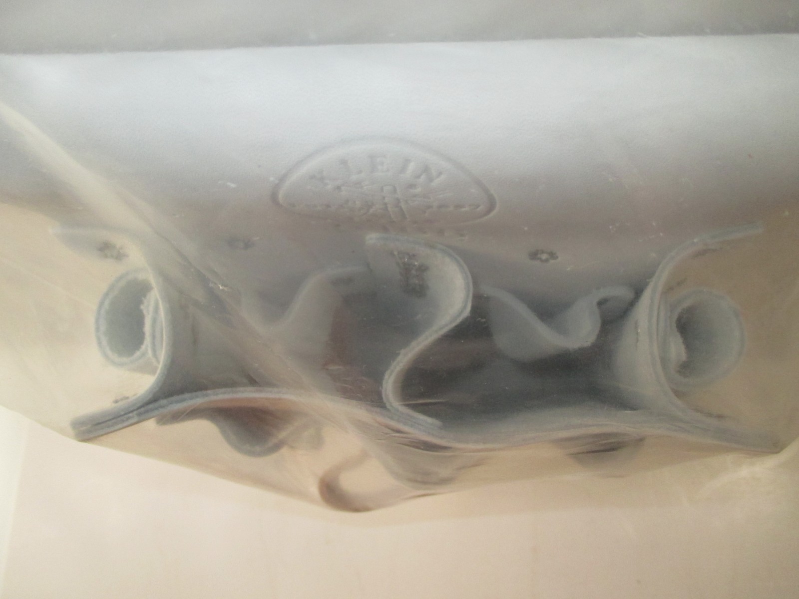 KLEIN TOOLS 5166~7-POCKET - WHITE LEATHER TOOL POUCH~CHICAGO,ILLS. USA~BRAND NEW