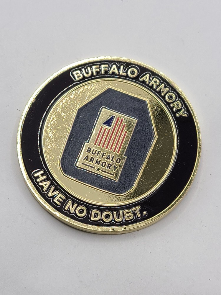 Buffalo Armor (Rifle Plates & Shields) Challenge Coin 1.75"