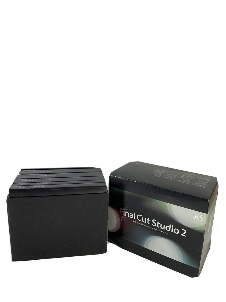 Apple Final Cut Studio 2 Pro 6 DVD Studio Pro 4 Manuals only - no software