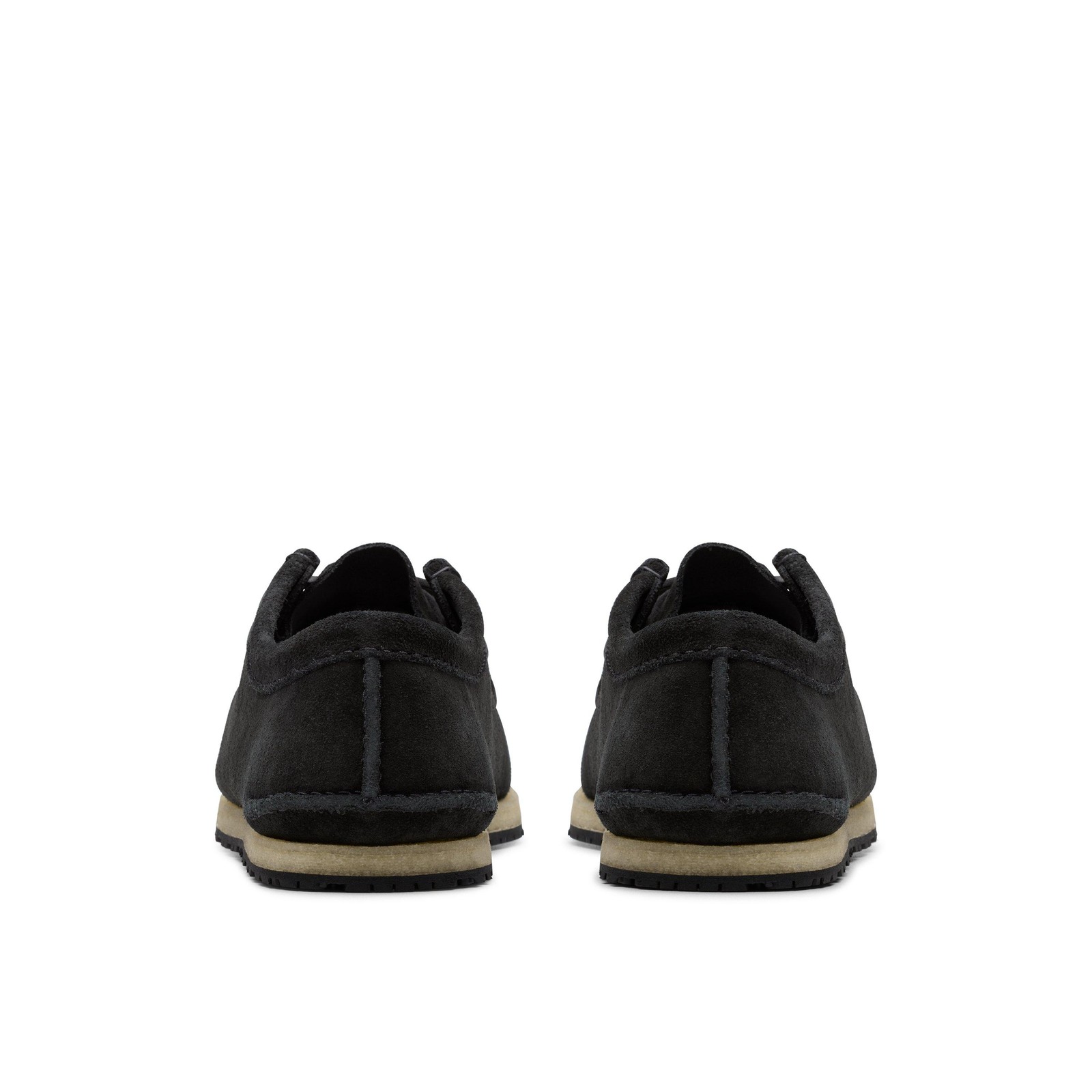 Clarks Originals Mens Godney Lace Black Suede Casual Shoes