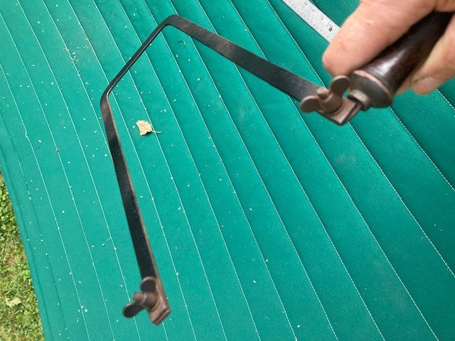 Vintage Extra Deep Saw Frame. about 12". Silversmithing, Metalsmithing