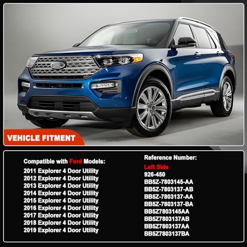 HY-SPEED A-Pillar Front Molding Windshield Trim Left A-Pillar Outer&Inner(Left)