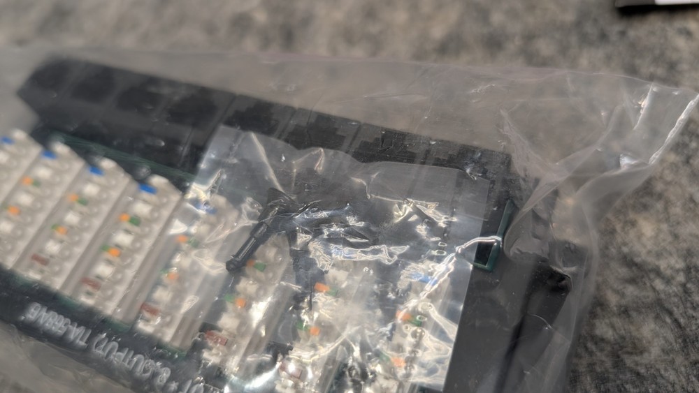 Wirepath Data Patch Module WP-MOD-DATA8x8, 110 punchdown to RJ45 Jack Connection