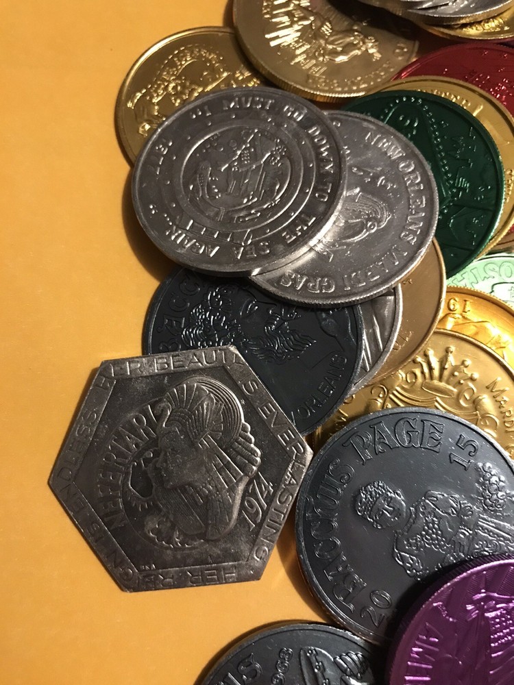 Marti Gras Doubloon 1 Pound Lots