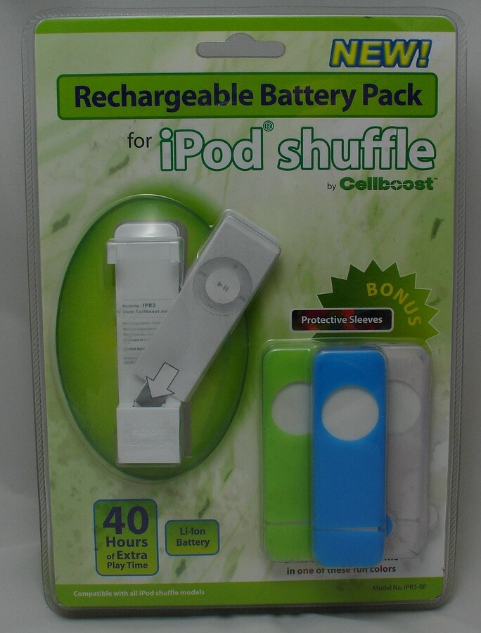 Rechargeable Battery Pack for iPod Shuffle (IPR3-BP)
