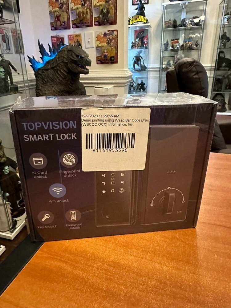 Topvision Smart Lock, Wifi Keyless Entry Door Lock with Touchscreen Keypad READ