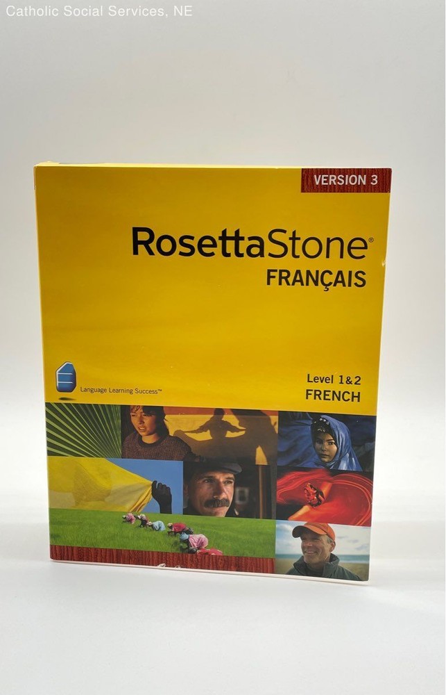 RosettaStone Francias Level 1 & 2 DIsk Set. Complete