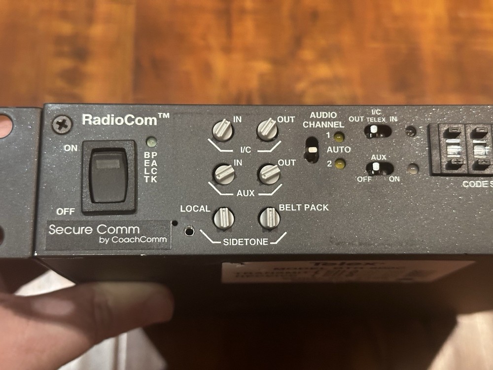 Telex RadioCom BTR-600C Secure Comm CoachComm UHF Intercom System Base Station