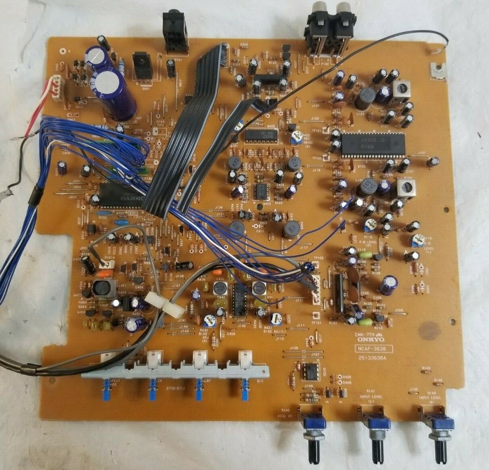 ONKYO TA-2000 Cassette Deck MAIN PCB BOARD W CONTROLS Working