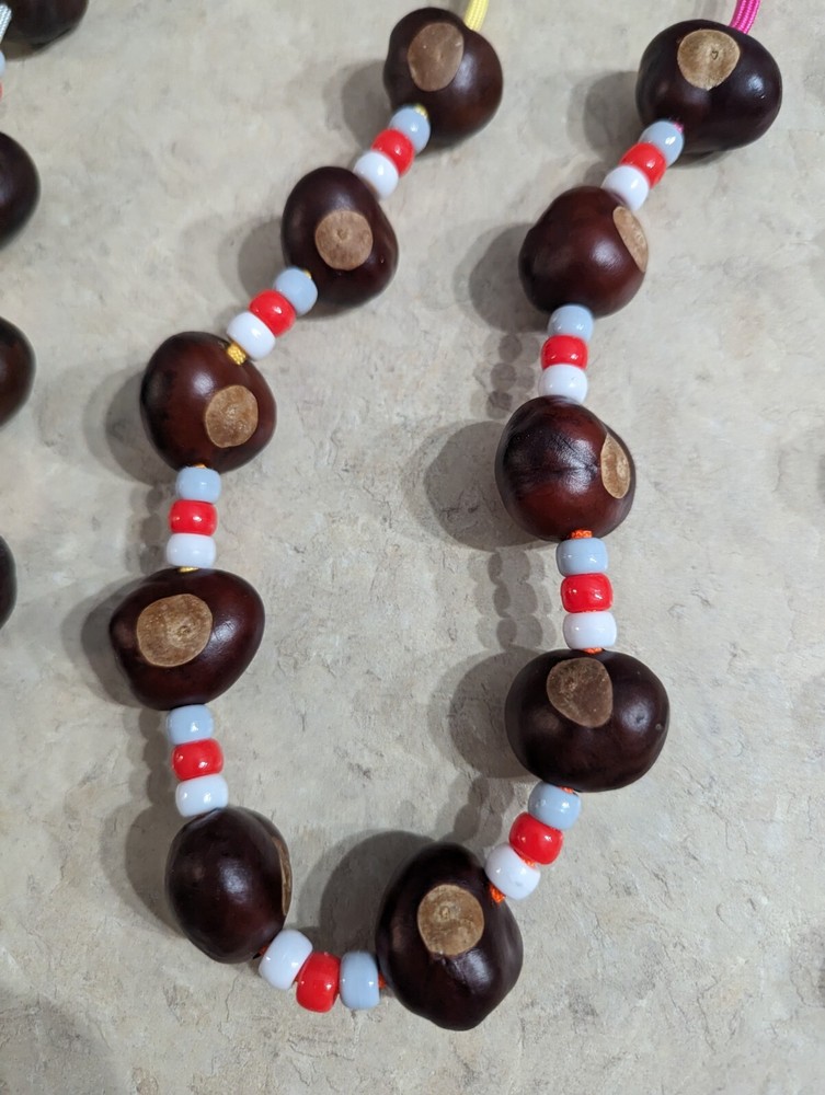 Ohio State Buckeye necklace