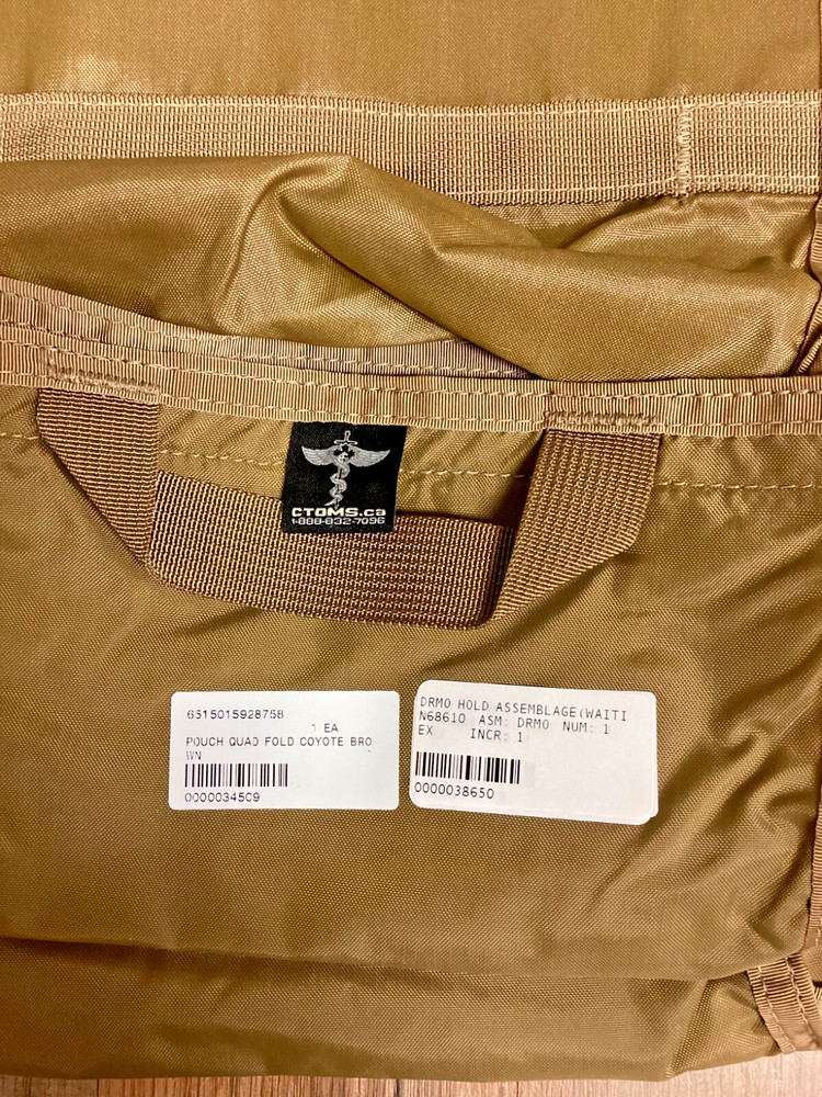 Coyote Brown Quad Fold Medic Pouch