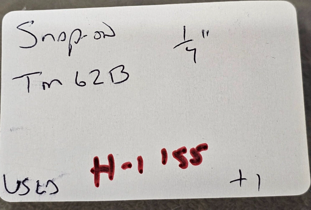 Snap-on Flexible Flex Nut Socket Driver 1/4" TM62B USA