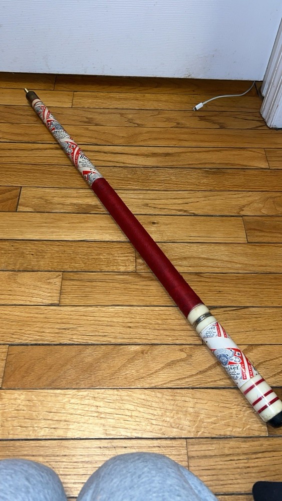 Budweiser cue stick handle