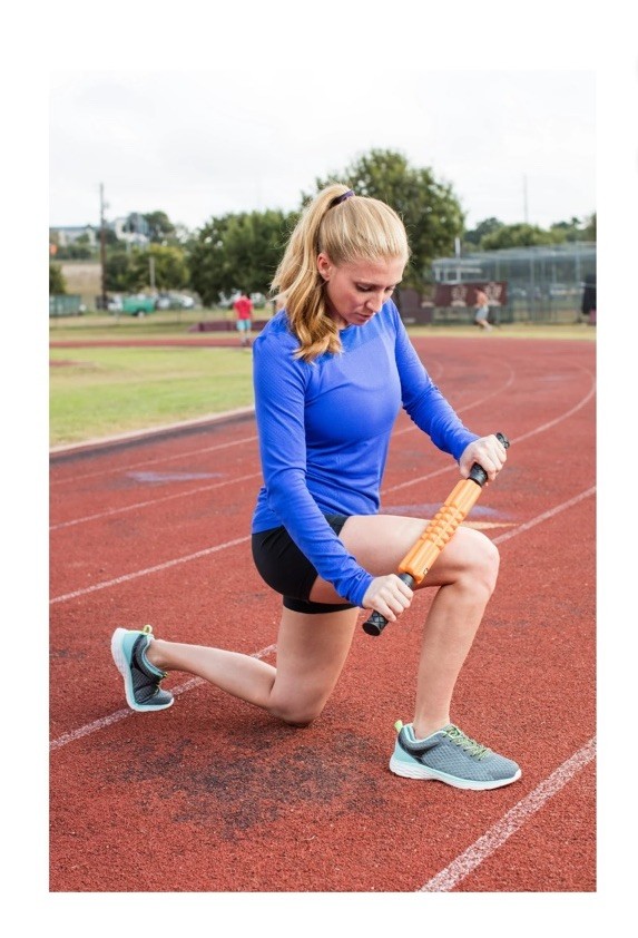 TriggerPoint GRID Stick 24" - Handheld Massage Roller, Extra Firm