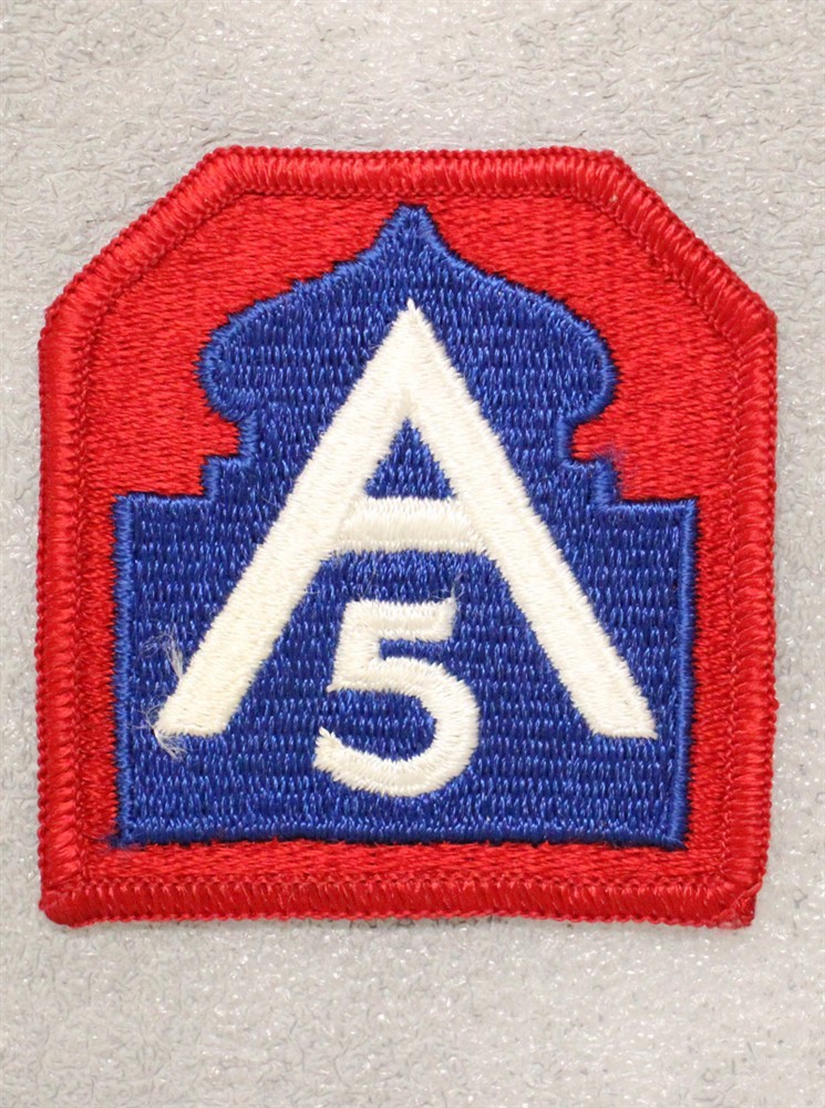 Army Patch: 5th Army - merrowed edge