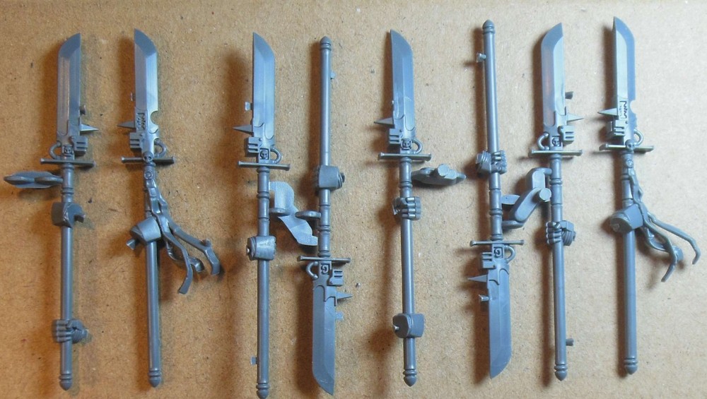 Warhammer 40k Grey Knights - Paladin Terminators - Double Hamded Halbers Bits #A