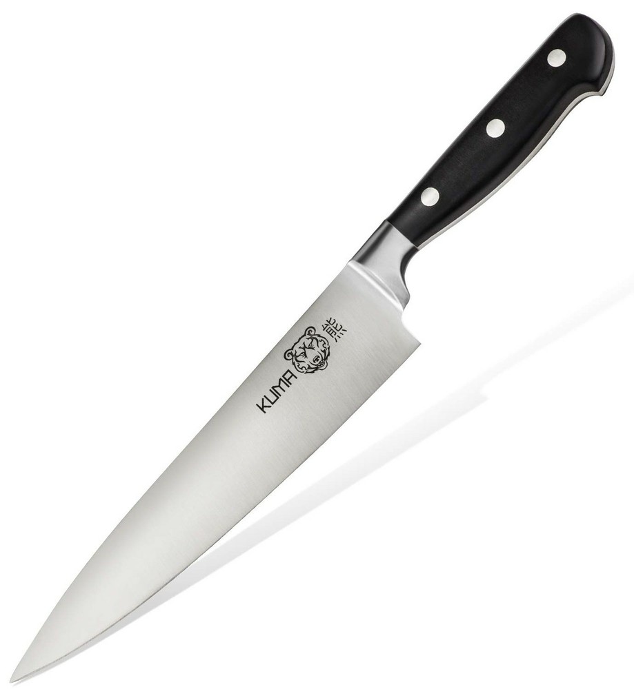 KUMA Multi Purpose Chef Knife - Pro Bolster Edition - RAZOR SHARP Kitchen Knife