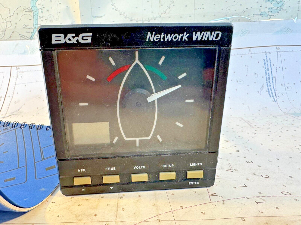 B&G Network WIND Analog Instrument Display Head Gauge