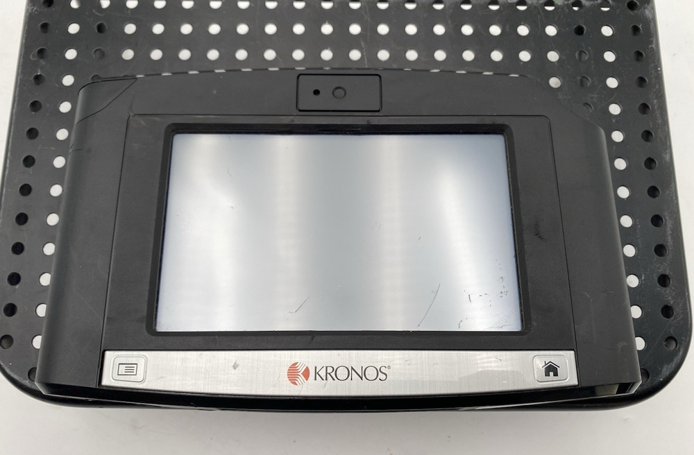 Kronos InTouch 9000 8609000-028 Bar Code Badge Reader Biometric Time Clock