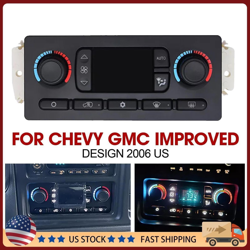 599-211XD A/C Climate Control Module Compatible 02-09 Chevy GMC Improved Design