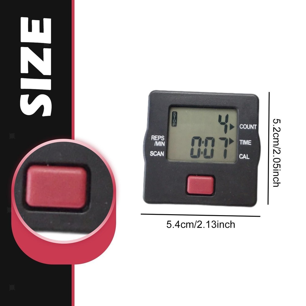 Fitness Stepper Counter Easy to Install Multifunction Rowing Machine Counter