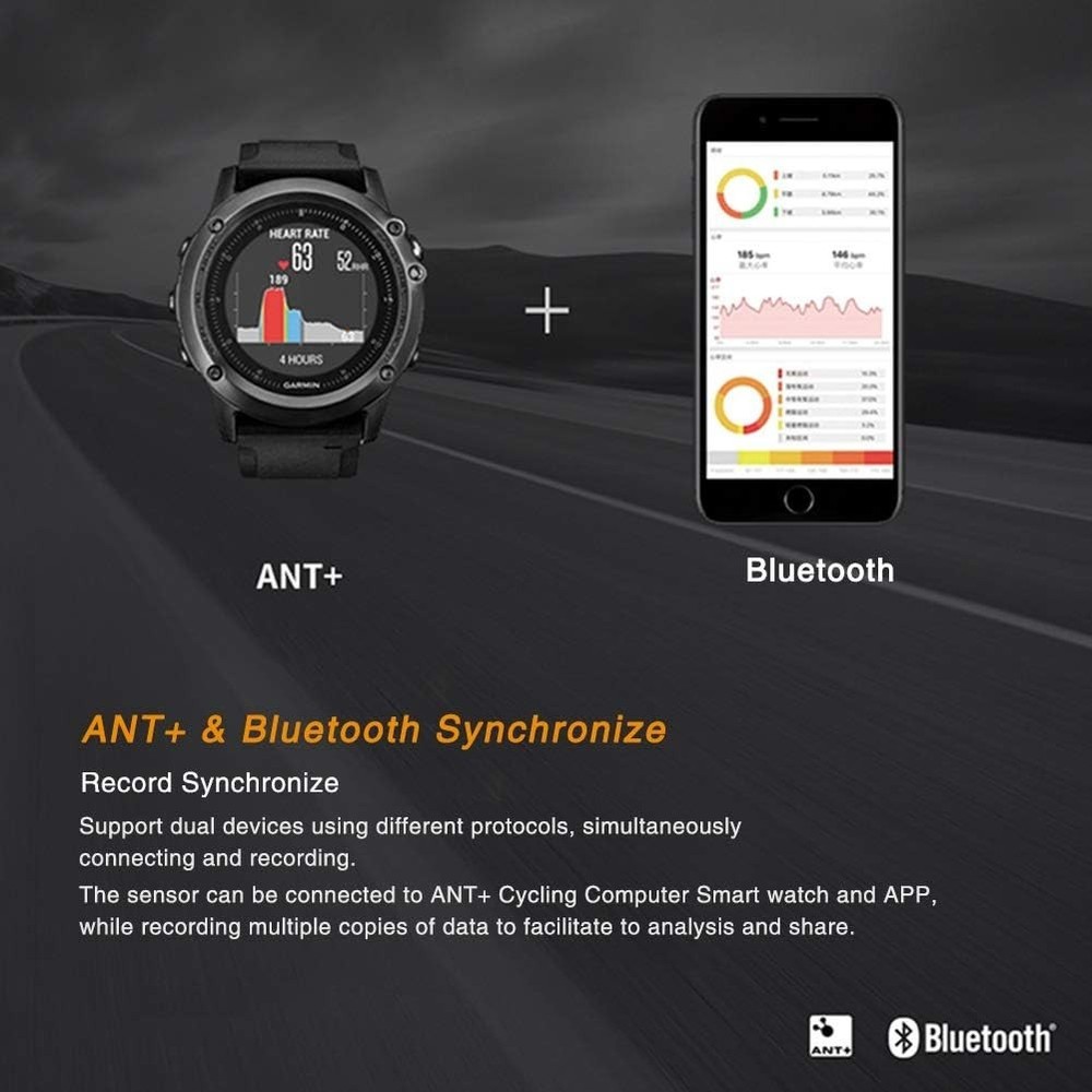 Lightweight Speed and Cadence Sensor - Easy Install for Cyclists - Magenius