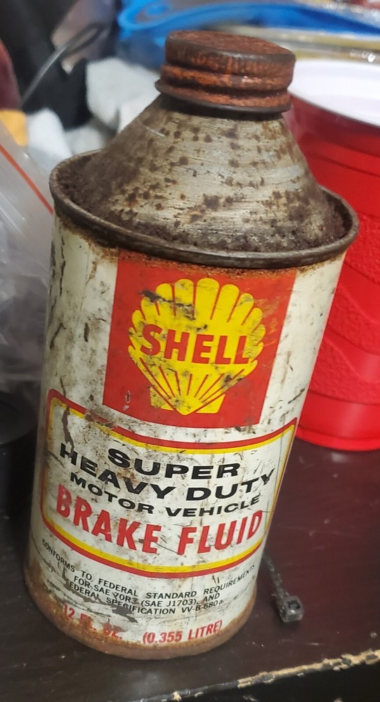 SHELL Super Heavy Duty Brake Fluid, 12 oz.