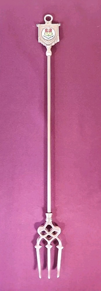 Vintage Windsor Brass Bread Fireplace Toasting Fork Large 19”