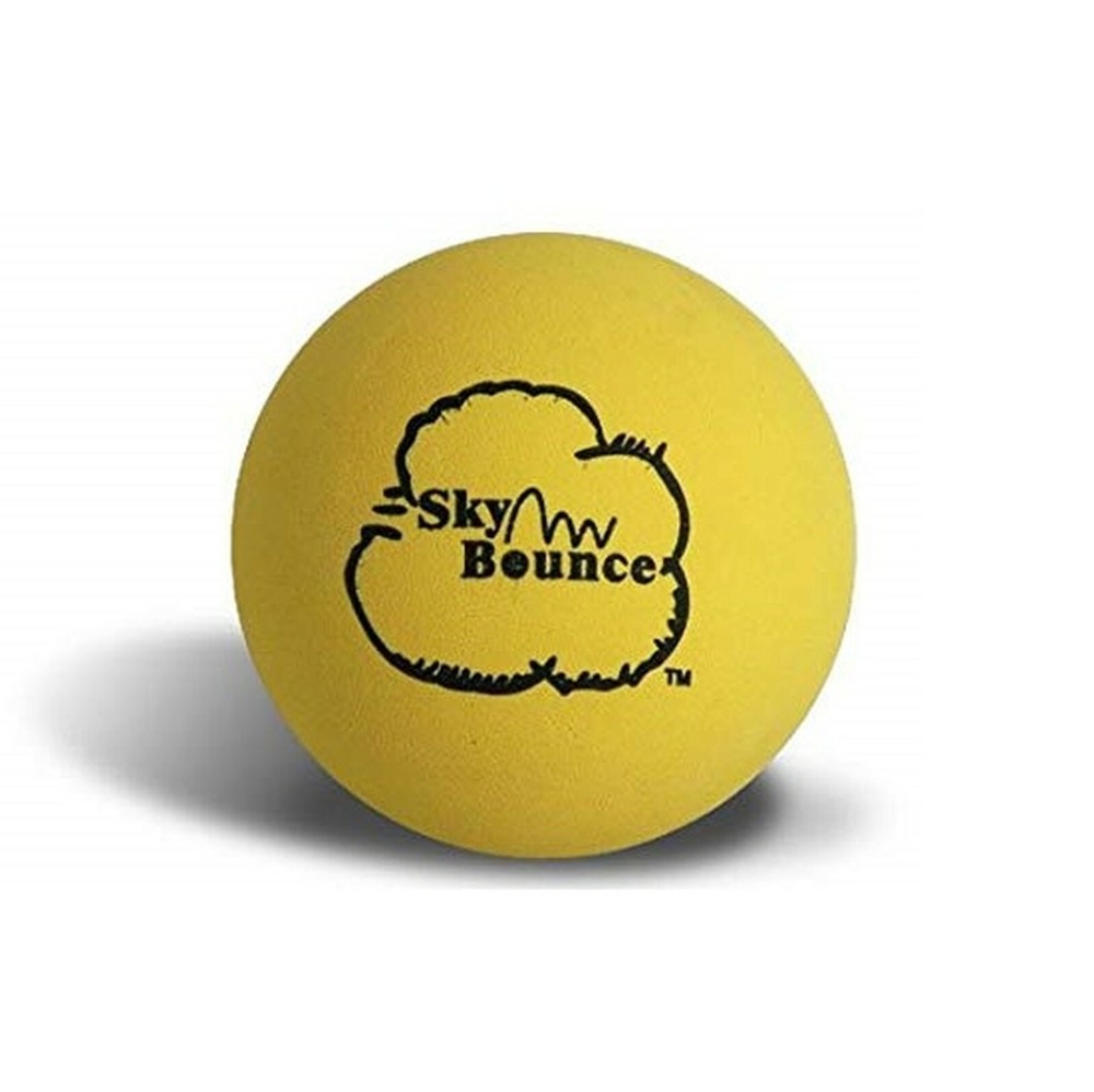 2" Rubber Hand Balls "YELLOW" - SKY BOUNCE -  4 Balls