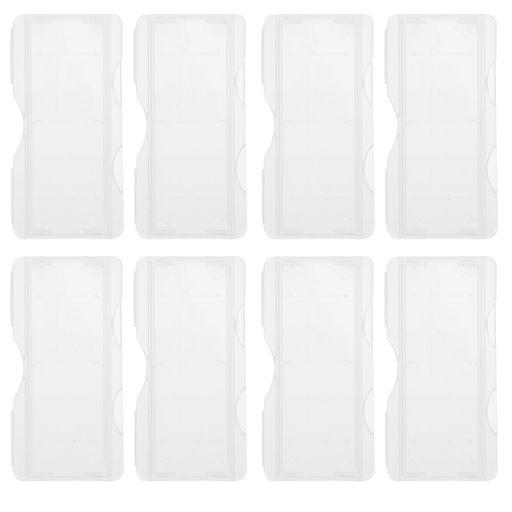 100pcs Slide Storage Boxes Individual Microscope Slide Holder Slide Boxes