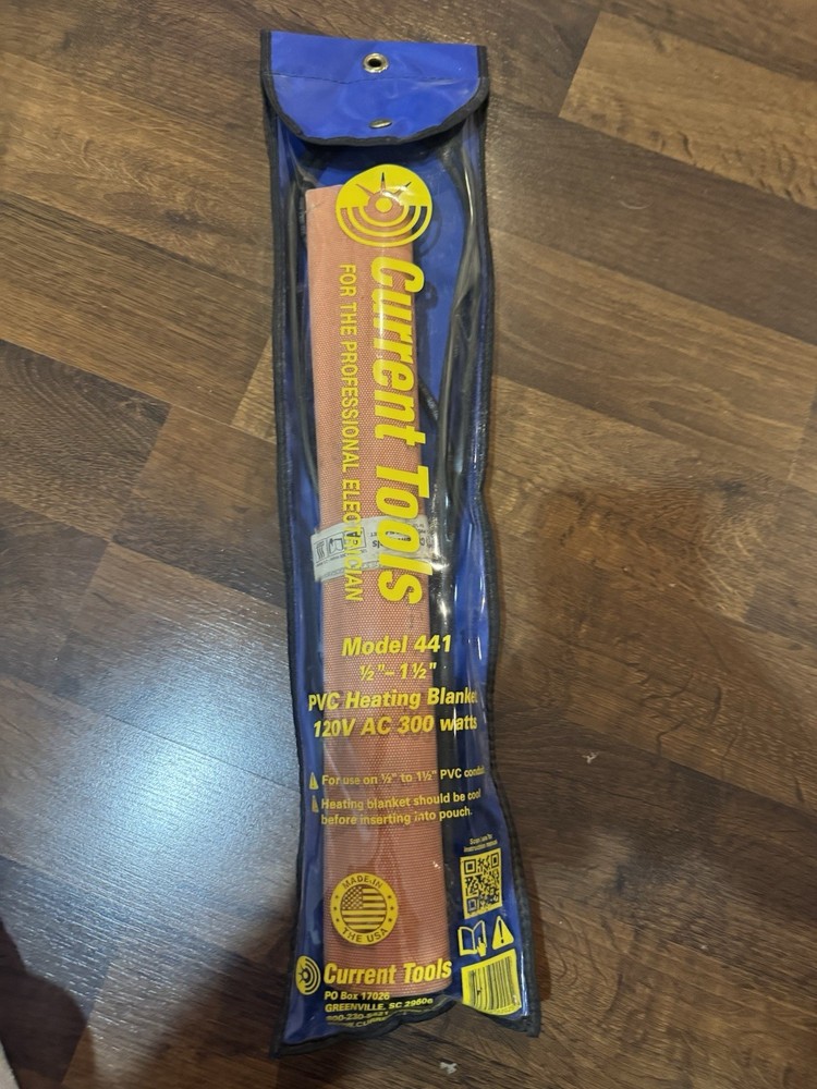 Current Tools Model 441 PVC Heating Blanket  “1/2 - 1-1.5”