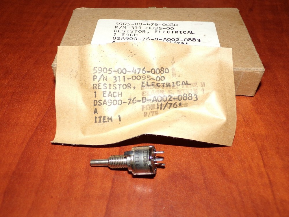CLAROSTAT Potentiometer 500 Ohm, Trimpot