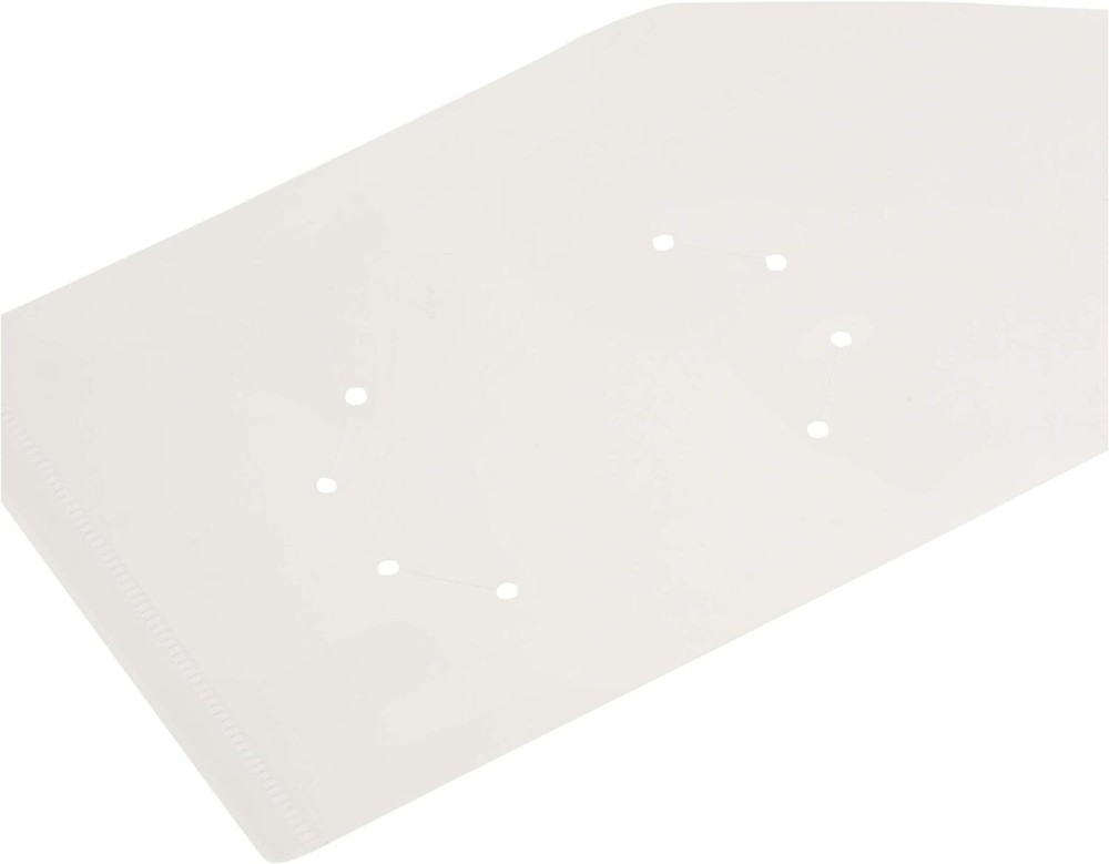 Filexec 2-Pocket Folder, Business Card Die-Cut, Translucent Clear (Pack
