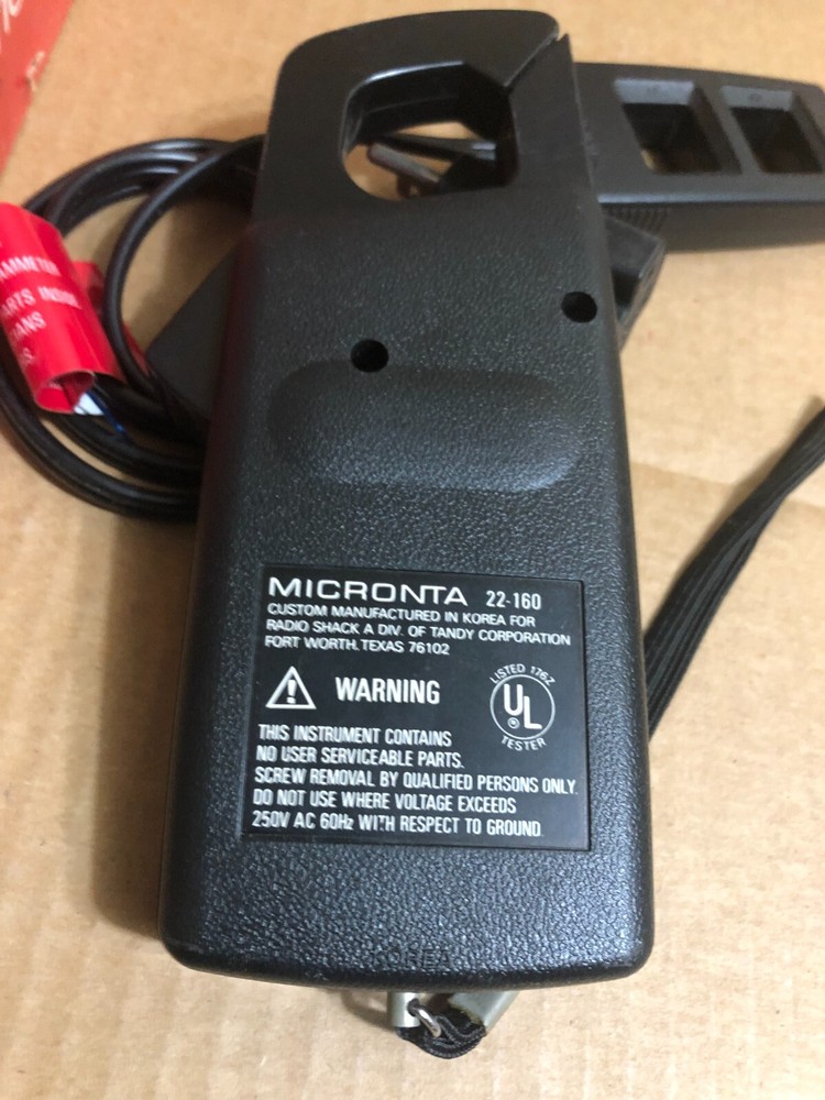 Micronta Clamp Type AC Ammeter 22-160