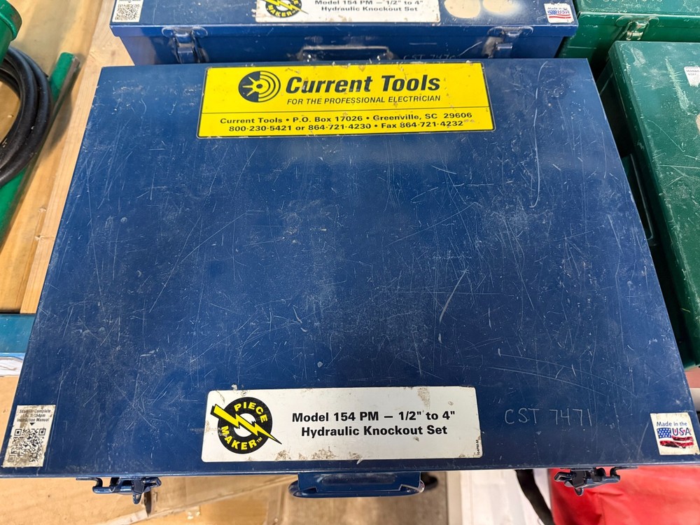 Used - Current Tools Hydraulic Knockout Set Model 154 PM