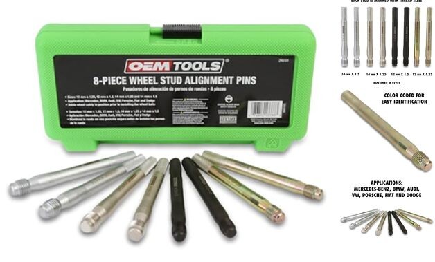 24233 Wheel Stud Alignment Kit, Safe Wheel Alignment Tool, Wheel Hanger Color