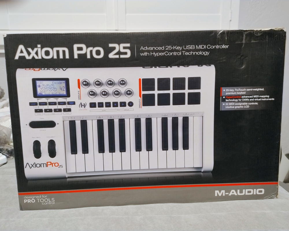 M-Audio Axion pro 25 Advanced 25Key USB MIDI Controller HyperControl Technology
