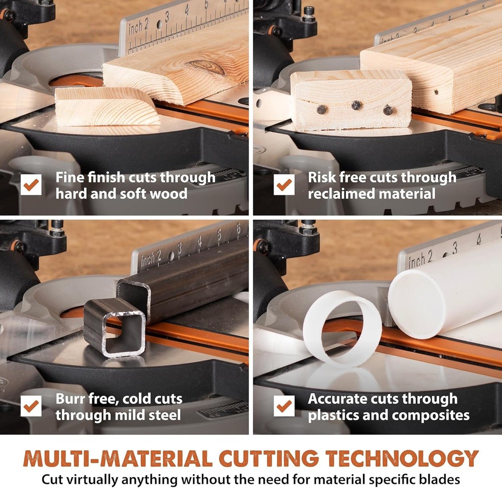 Evolution R8MTS 8-1/4" Convertible Miter/Table Saw - Miter Table Saw