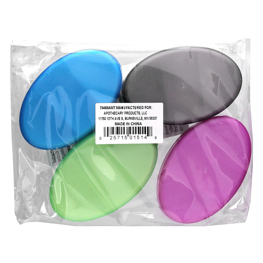 Oval Pill Containers, 4 Count