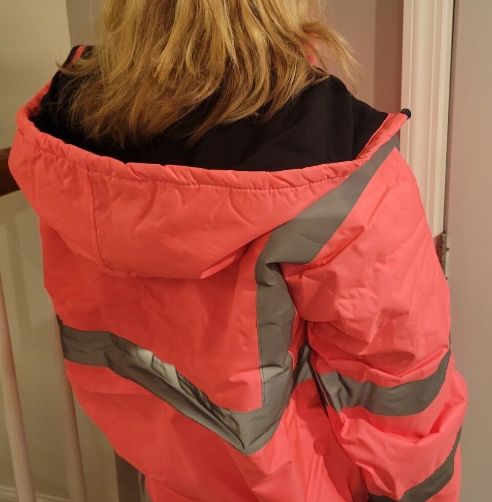 Winter Bomber Safety Jacket Class 3, Pink