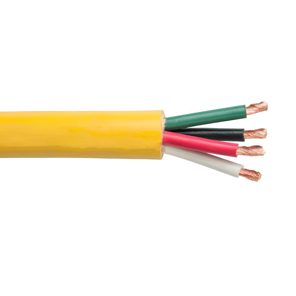 10/4 SOOW Yellow Power Cable Flexible CPE Jacket 600V (25 Amp Rated)
