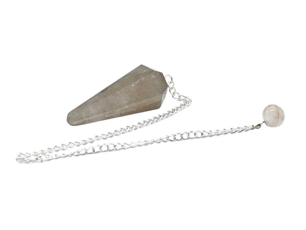 Smoky Quartz Dowsing Crystal Pendulum